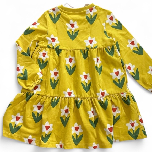 New MINI BODEN DAFFODIL LONG SLEEVE SWEATSHIRT DRESS GIRLS 5-6 - Picture 4 of 4